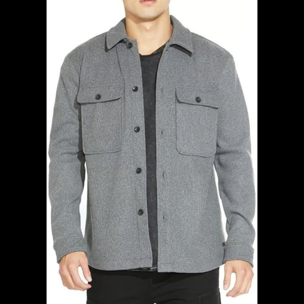 Civil Society Durbin Overshirt Jacket - Color Gray - Size Small  - New With Tags